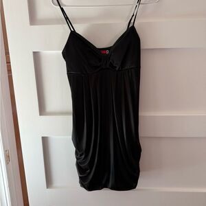 Y2K Ruby Rox bodycon Elegant Black Slip Dress size medium